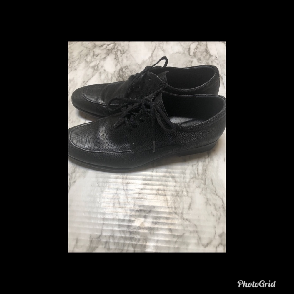 Calvin Klein Men's Leather Lace-Up Oxford Shoes